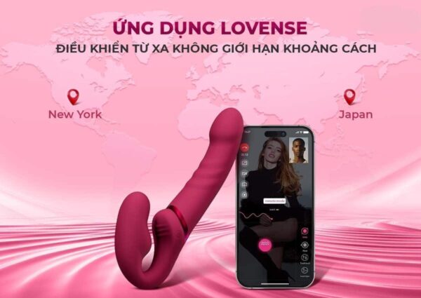 Dương vật giả 2 đầu Lovense Lapis - Điều khiển từ xa