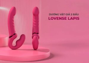 Dương vật giả 2 đầu Lovense Lapis - Điều khiển từ xa