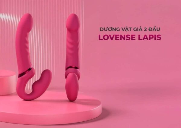 Dương vật giả 2 đầu Lovense Lapis - Điều khiển từ xa