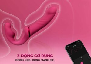 Dương vật giả 2 đầu Lovense Lapis - Điều khiển từ xa