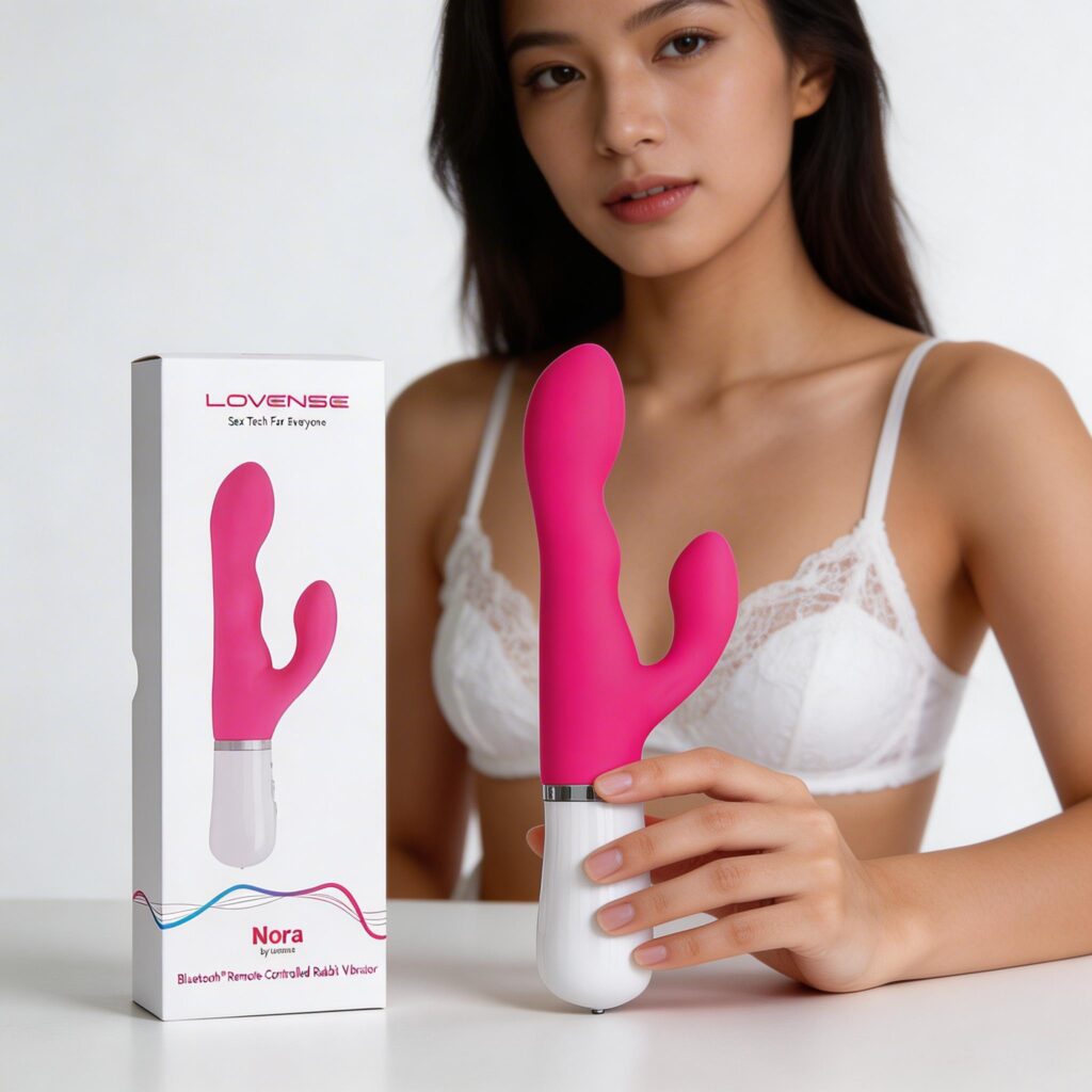 Dương Vật Giả Cao Cấp Lovense Nora Rung Ngoáy Kết Nối App