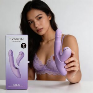 Dương Vật Giả Cao Cấp SVAKOM Duoglow - 2 Đầu Rung