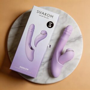 Dương Vật Giả Cao Cấp SVAKOM Duoglow - 2 Đầu Rung