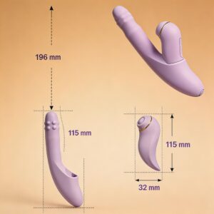 Dương Vật Giả Cao Cấp SVAKOM Duoglow - 2 Đầu Rung