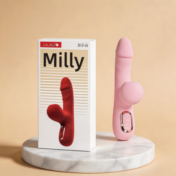 Dương vật giả đa năng Milly có nhánh phụ rung hút