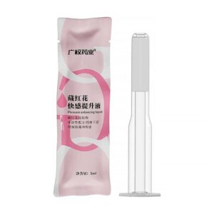 Gel bôi trơn ống bơm Guangquan Saffron - Tinh chất hoa nghệ tây, tăng khoái cảm - Ống 5ml