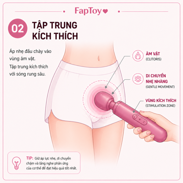 Hướng Dẫn Sử Dụng Chày Rung - Bước 2