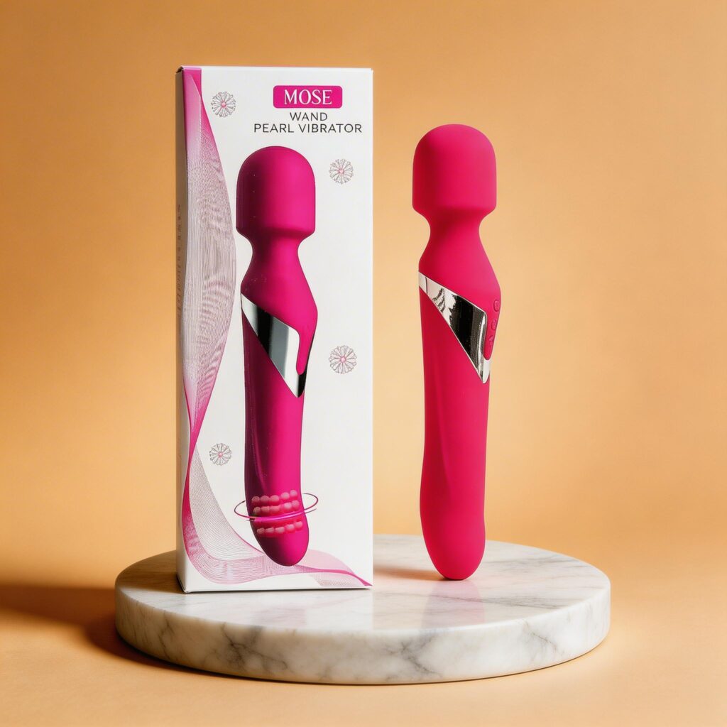 Máy Massage Thư Giãn 2 Đầu Mose - Bi Xoay - Pin Sạc