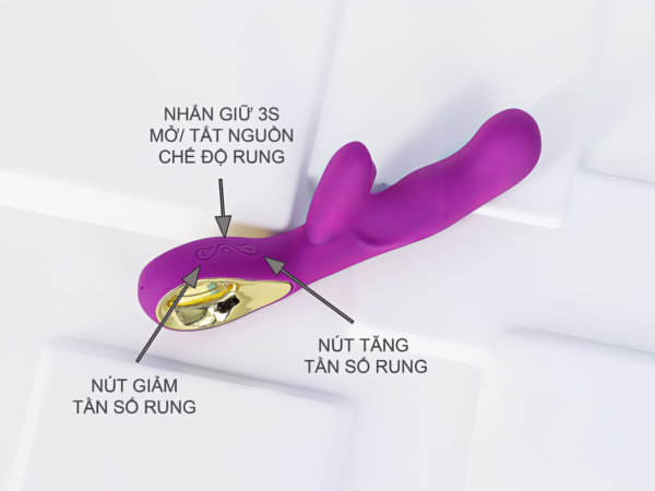 Máy Rung Điểm G M.S Sex Angel - Có Nhánh Phụ