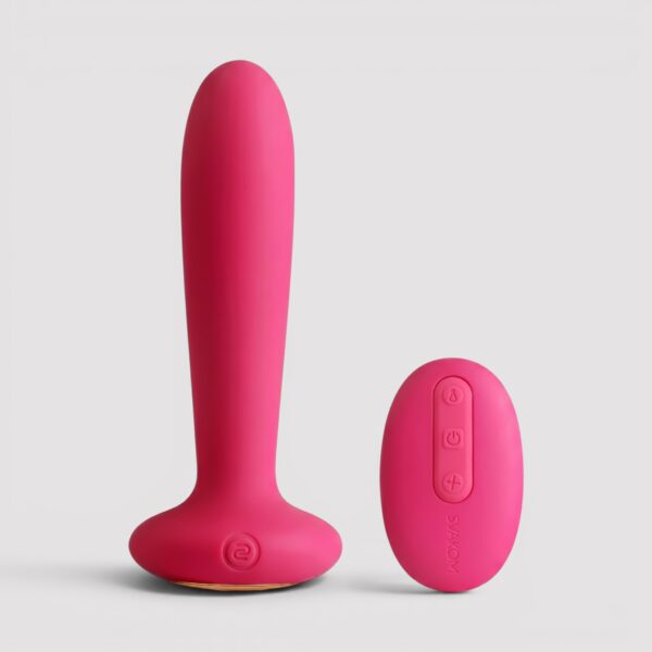 Phích Cắm Hậu Môn Cao Cấp (Butt Plug) SVAKOM Primo – Rung Sưởi Ấm & Điều Khiển Từ Xa