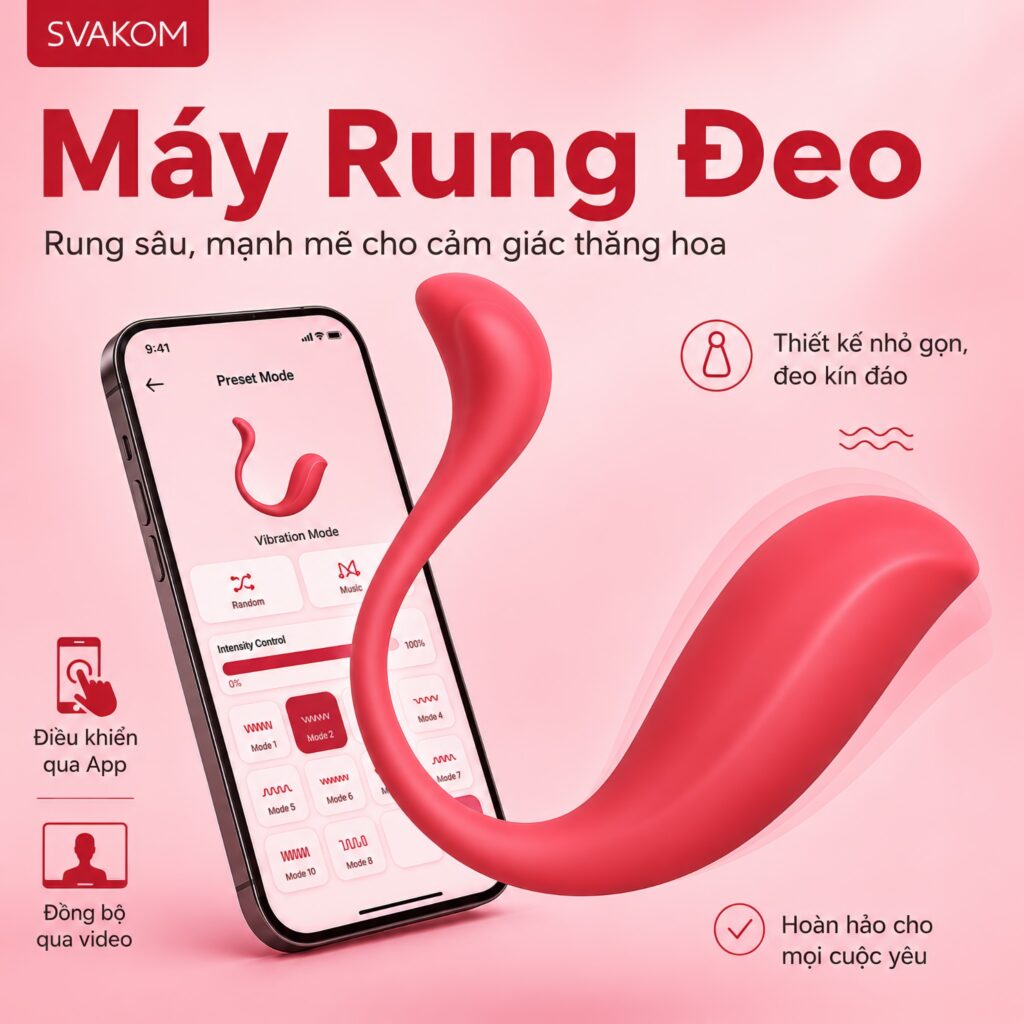 Trứng Rung Cao Cấp SVAKOM Phoenix Neo 2 – Điều Khiển Qua App
