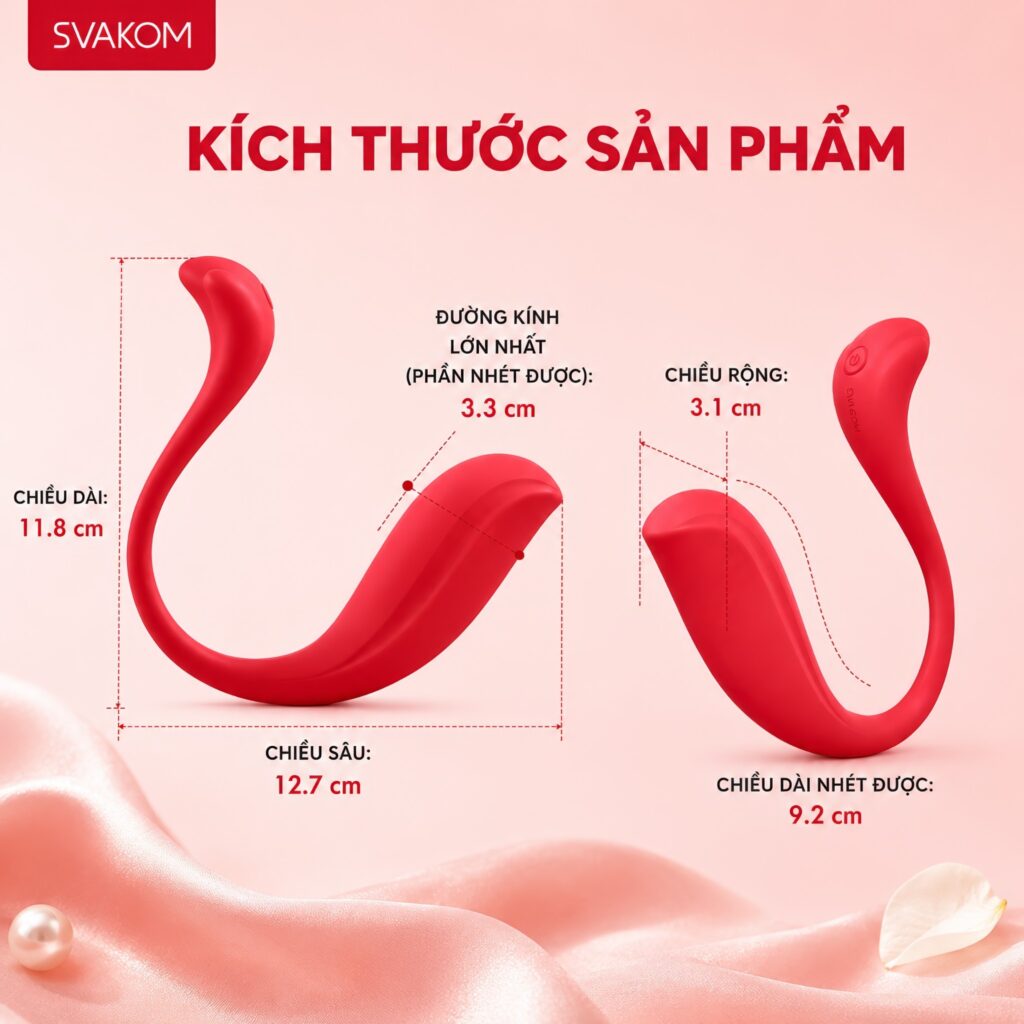 Trứng Rung Cao Cấp SVAKOM Phoenix Neo 2 – Điều Khiển Qua App