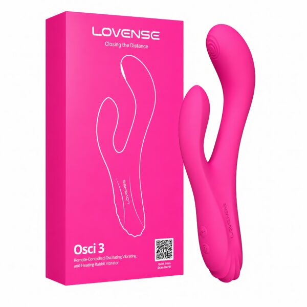 Máy Rung Điểm G Cao Cấp Lovense Osci 3 - Rung Ngoáy Tỏa Nhiệt Điều Khiển App Từ Xa