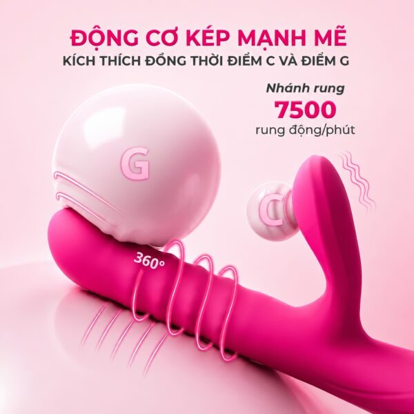 Máy Rung Điểm G Cao Cấp Lovense Velvo - Rung Xoay Điều Khiển App
