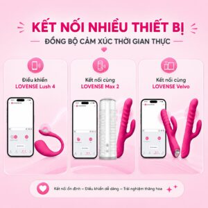 Máy Rung Điểm G Cao Cấp Lovense Velvo - Rung Xoay Điều Khiển App