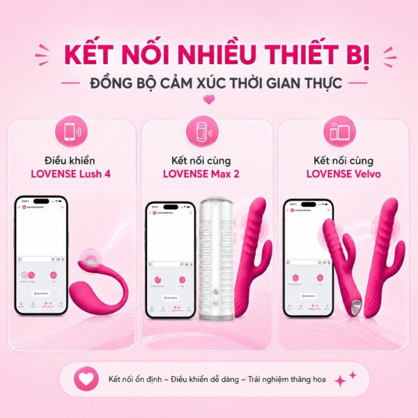 Máy Rung Điểm G Cao Cấp Lovense Velvo - Rung Xoay Điều Khiển App